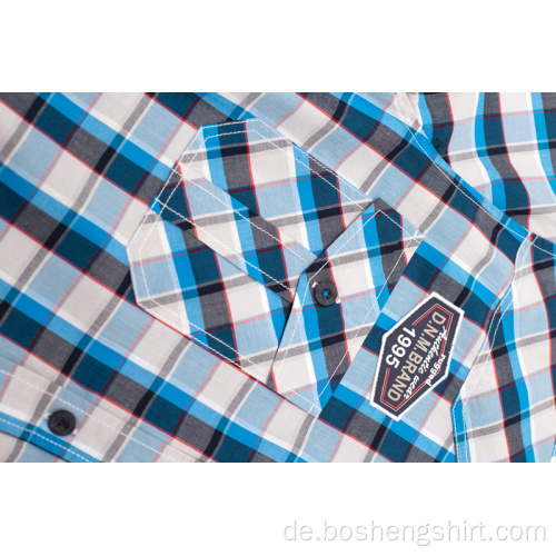 Herren Kurzarm Casual Sommerhemden